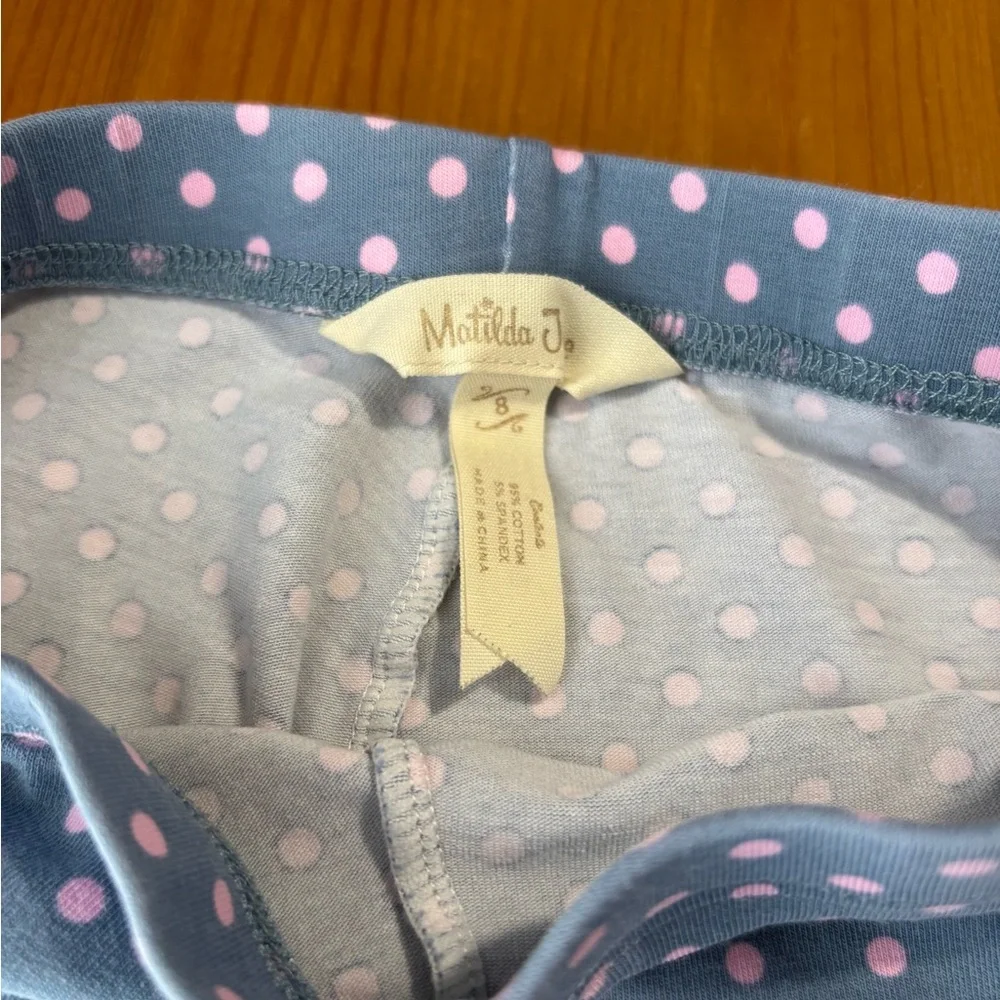 Girls' Matilda Jane Polka Dot‎ Ruffle Button Leggings Size 8